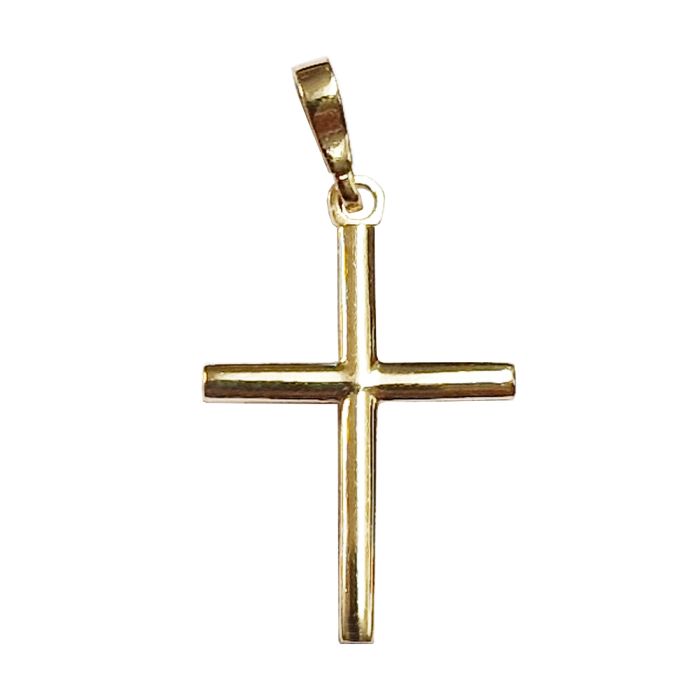 Women cross Yellow Gold without chain 14ct ITY0128