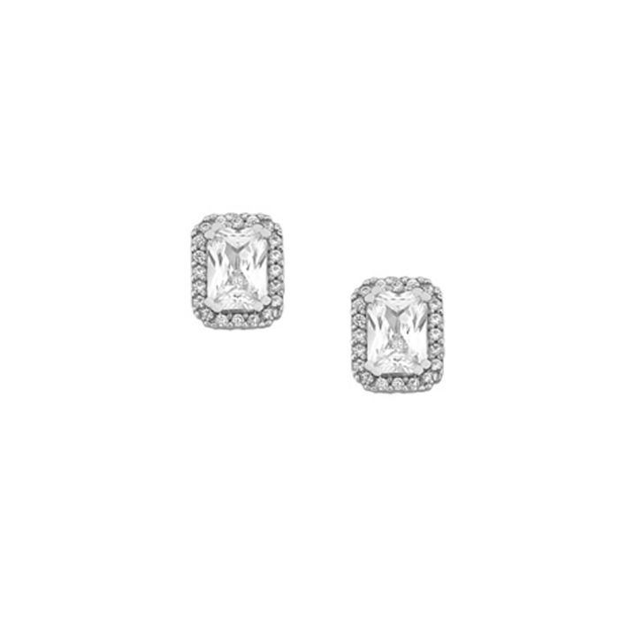 Women earrings White Gold withzircon 9ct HSY0085