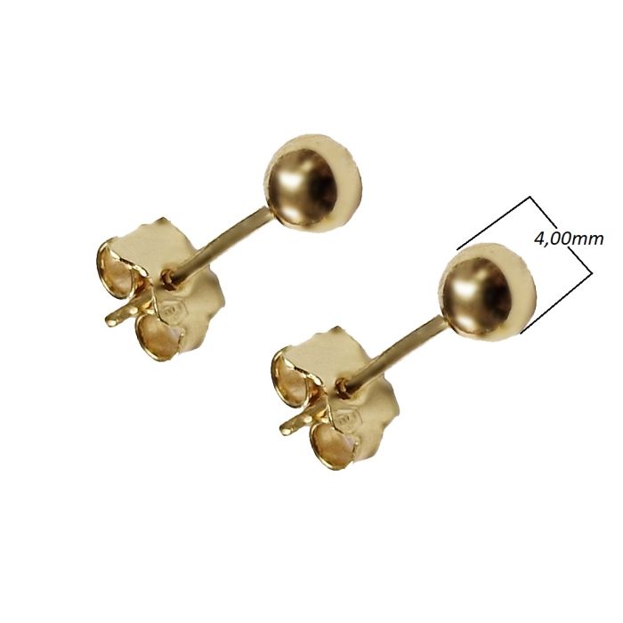 Women's stud earrings Yellow Gold 14ct ISY0071