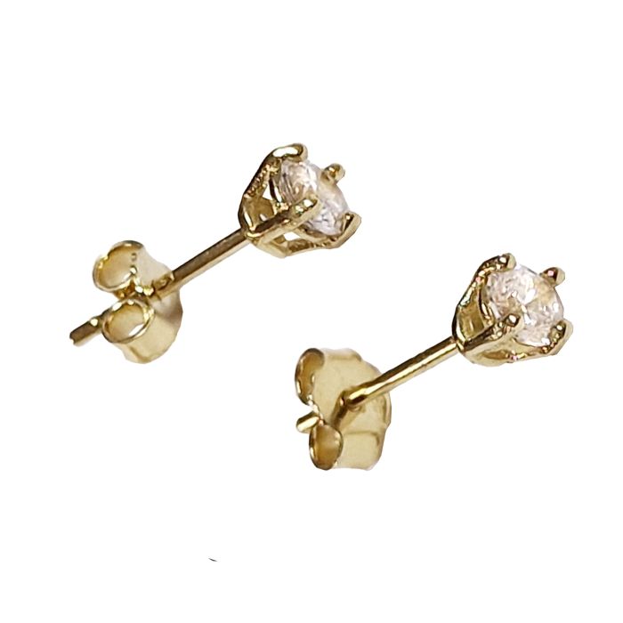 Women's stud earrings Yellow Gold 14ct ISY0073