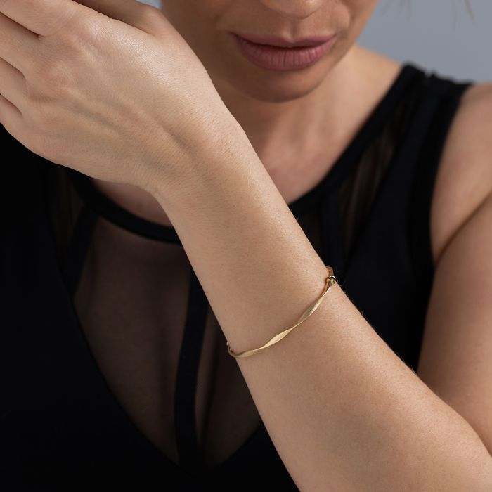Women's yellow gold gilded bracelet 14ct IXZ0001
