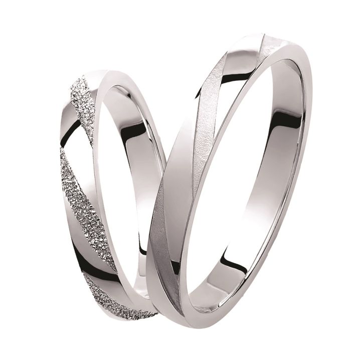 Wedding rings White Gold Valauro 422Β_Β-Α