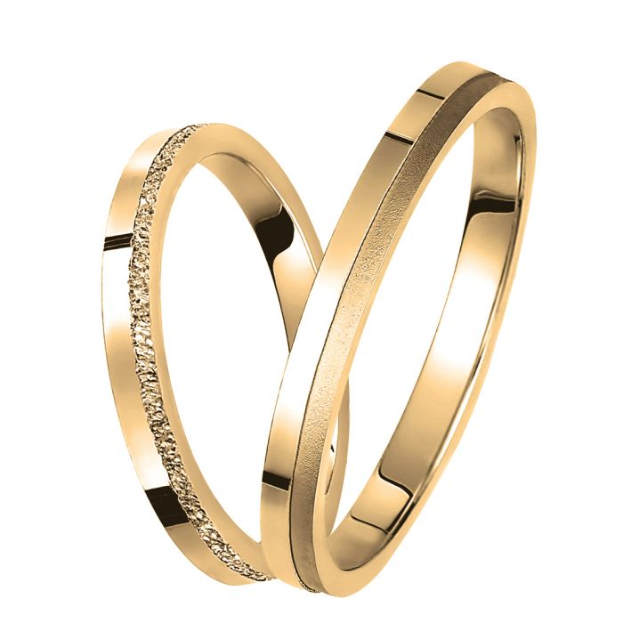 Wedding rings White Gold  Valauro 41Β_417Β-Α