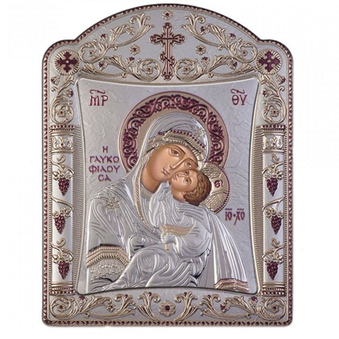Holy Mairy silver icon size 16.7*22.4 116TBR1FWNScl1C