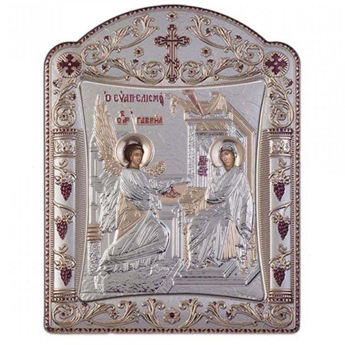 Annunciation of Holy Mary silver icon  16.7*22.4 127TBR1FWNScl1C