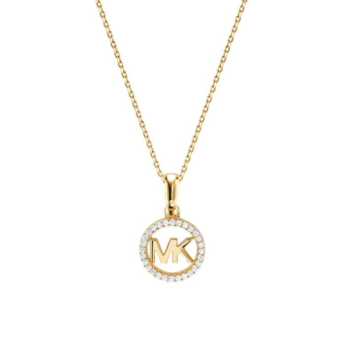 Women's silver necklace with zirkon Michael Kors MKC1108AN710