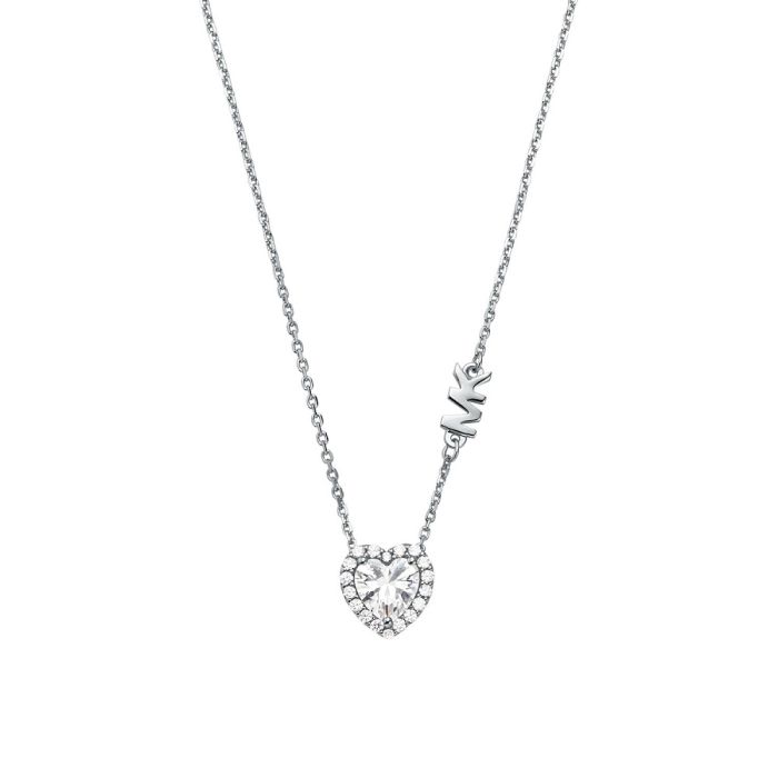 Women's silver necklace heart Michael Kors MKC1520AN040