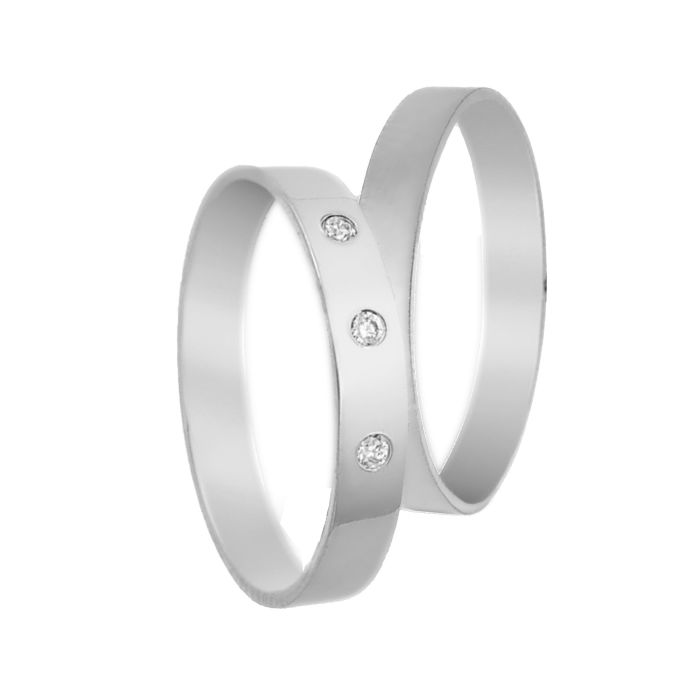 Wedding rings White Gold 4ever V3135_W