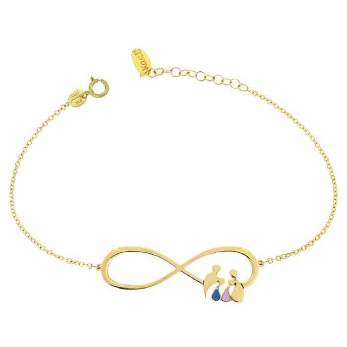Women's bracelet family Yellow Gold 9ct HVZ0010