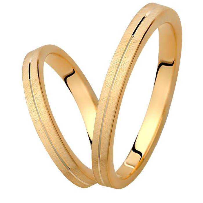 Wedding rings 2.50mm Yellow Gold Valauro 469Γ