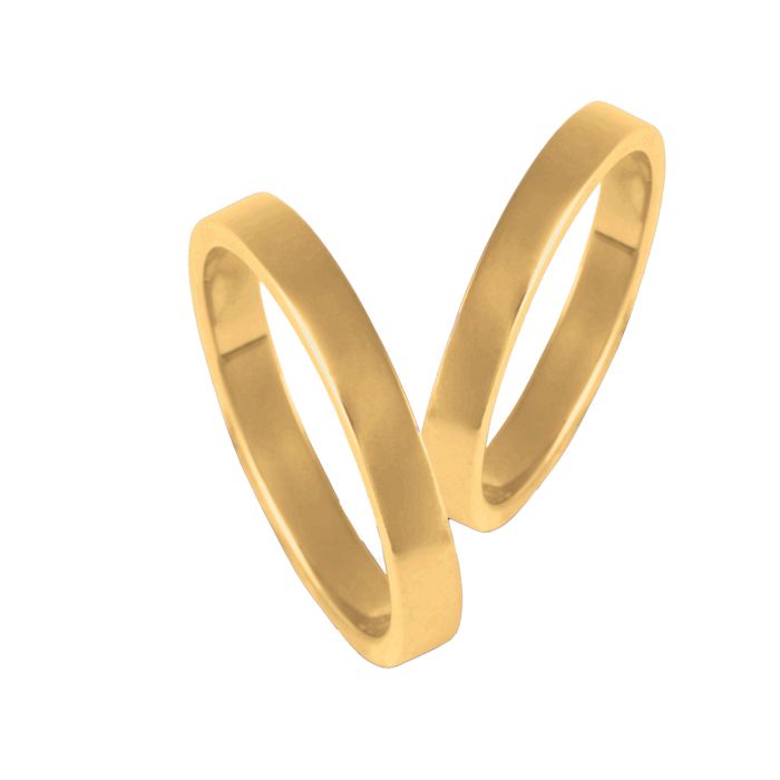 Wedding rings Yellow Gold 4ever V2060_01