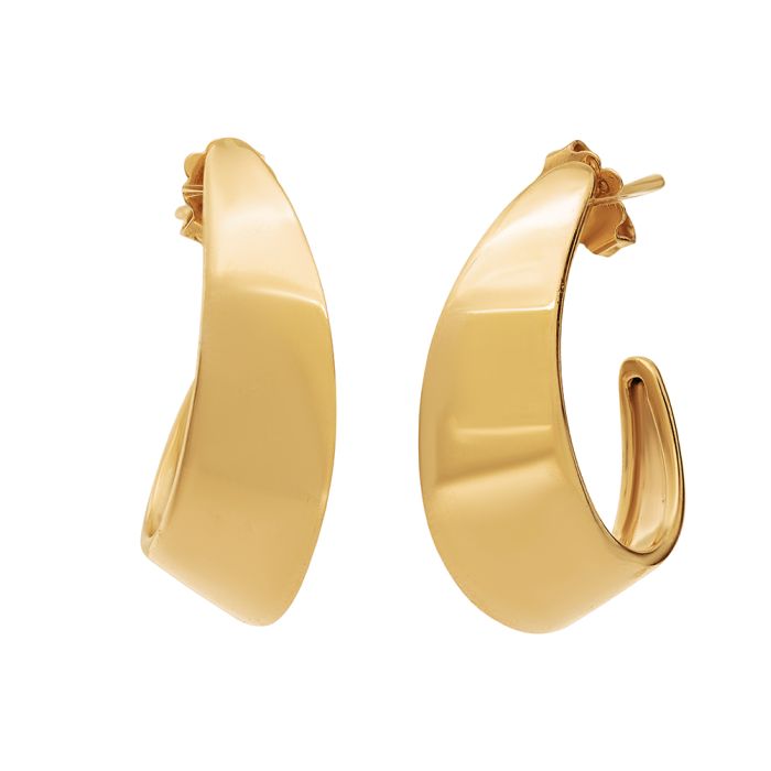 Women hanging earrings Yellow Gold 14ct ISZ0020