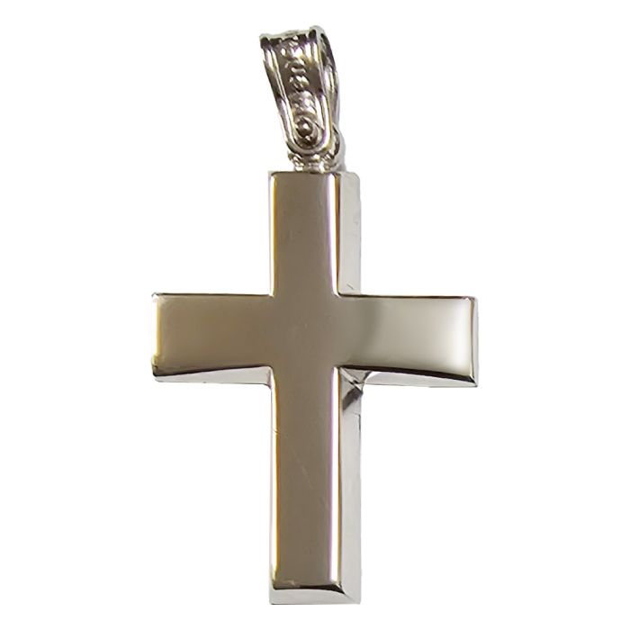 Men's cross double sided Yellow Gold 14ct ITZ0085
