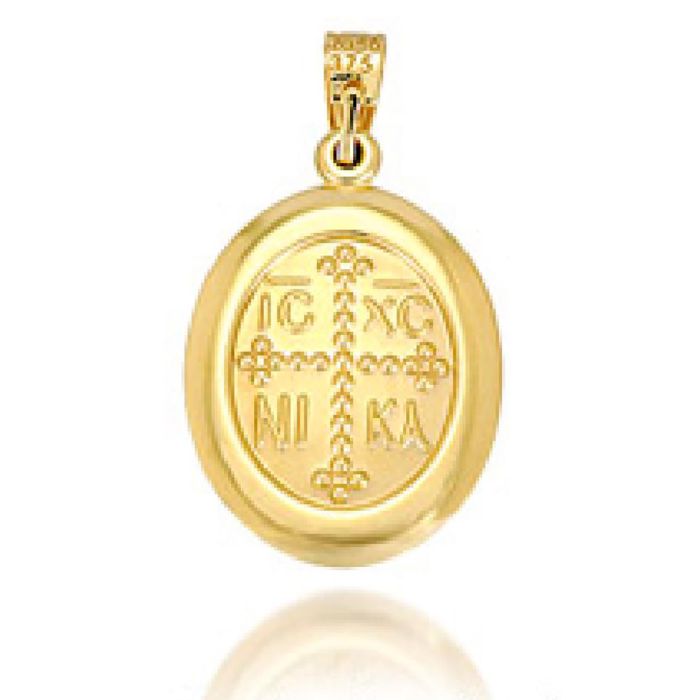 Charm double sided Yellow Gold 9ct HJB0029
