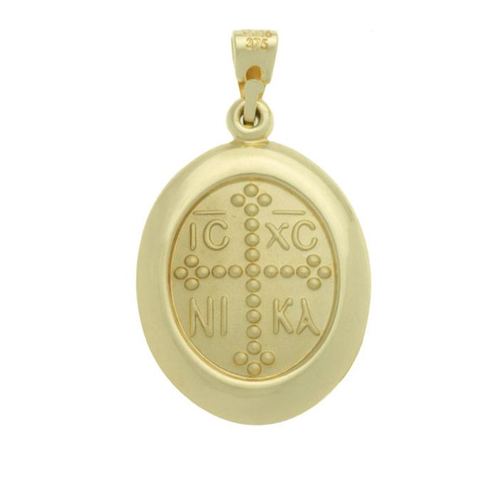 Charm double sided Yellow Gold 9ct HJB0065
