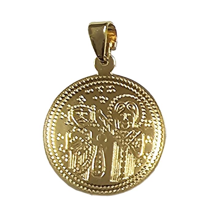 Charm constantine double sided Yellow Gold 9ct HKZ0012