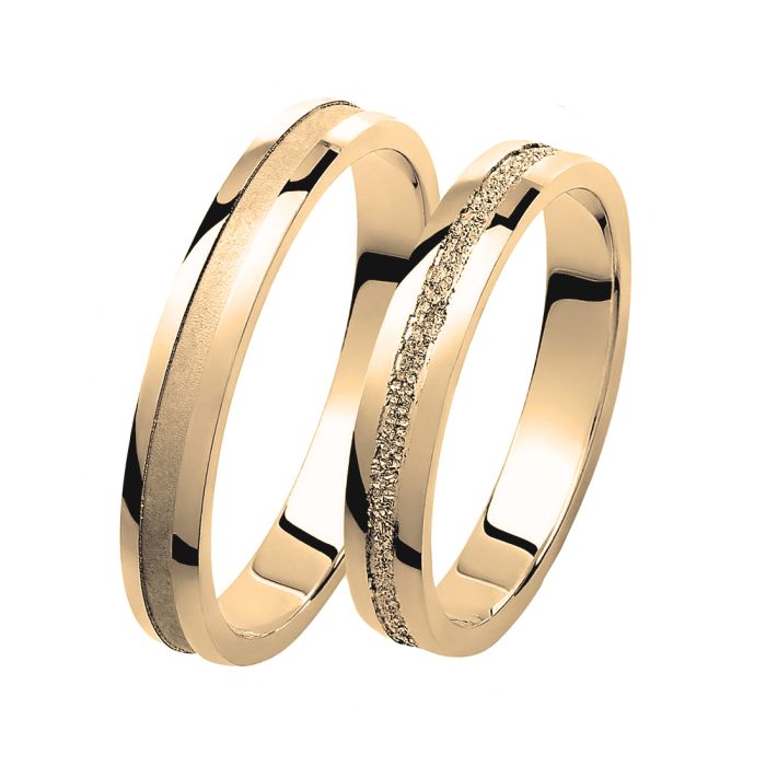 Wedding rings Yellow Gold Valauro 420B