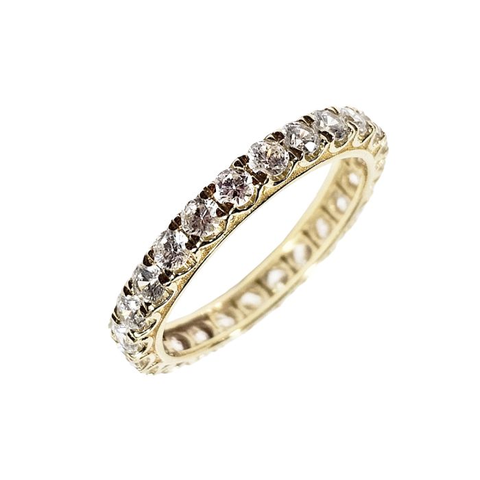 Women completely ring Yellow Gold 14ct IDZ0051