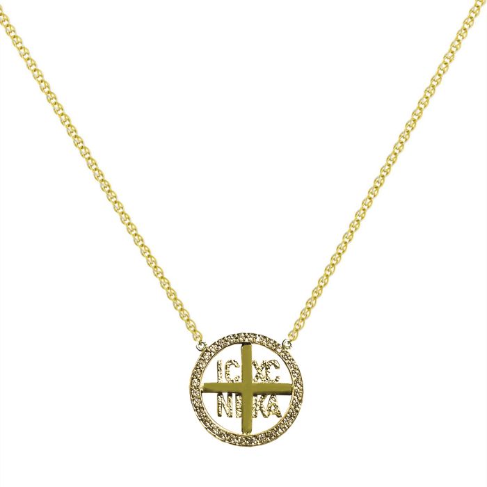 Constantine necklace Yellow Gold 14ct IKZ0018