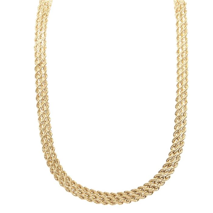 Women necklace Yellow Gold 14ct IRZ0009