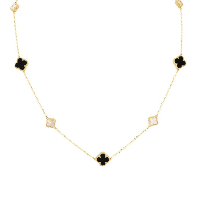 Women necklace Yellow Gold with ivory 14ct IRZ0010