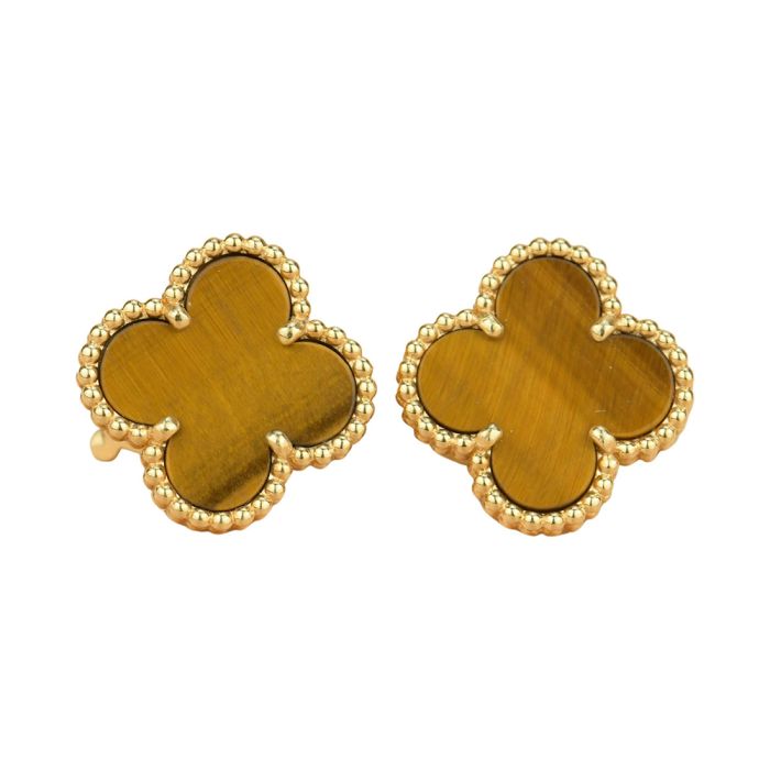 Women earrings Yellow Gold with filigree 14ct ISZ0067