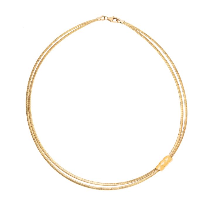 Women necklace Yellow Gold 14ct IRA0090