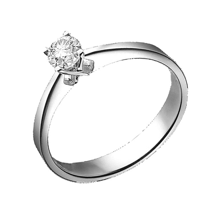 Women'S White gold engagement ring 18ct SDA0020