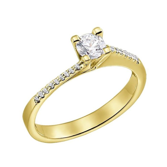 0,26ct monolith diamond ring White Gold 18ct SDA0026