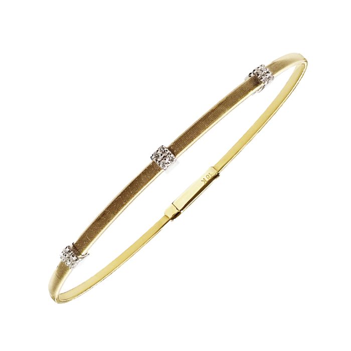 Women bracelet Yellow Gold with diamond 18ct SVA0003