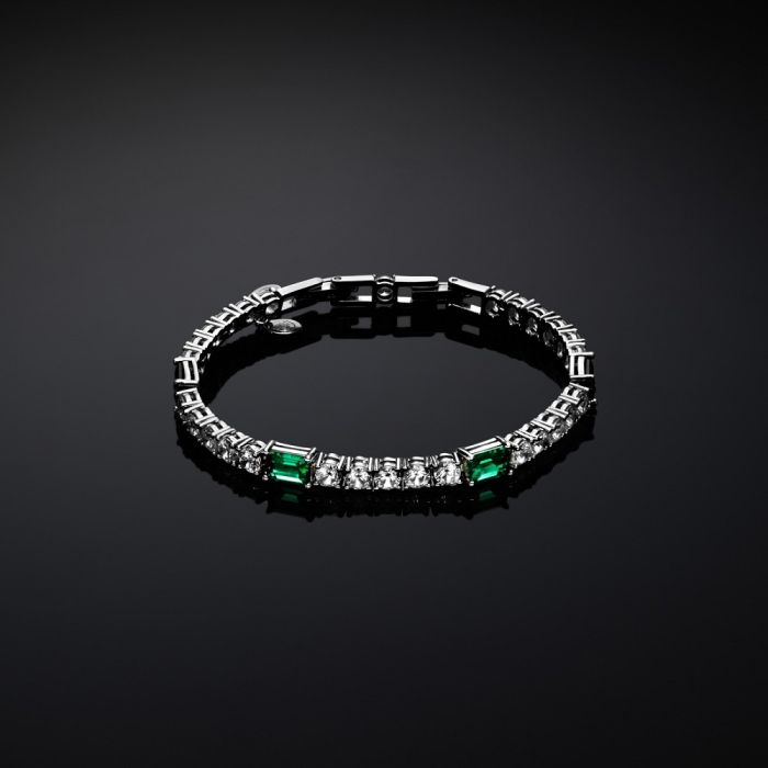 Women silver bracelet CHIARA FERRAGNI Emerald J19AWJ04