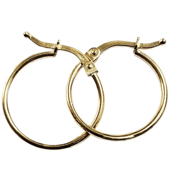 Women's 14k gold rings, diameter 2.40cm ISB0204