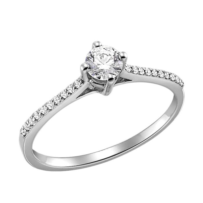 0,23ct women diamond ring White Gold with diamond 18ct SDA0033