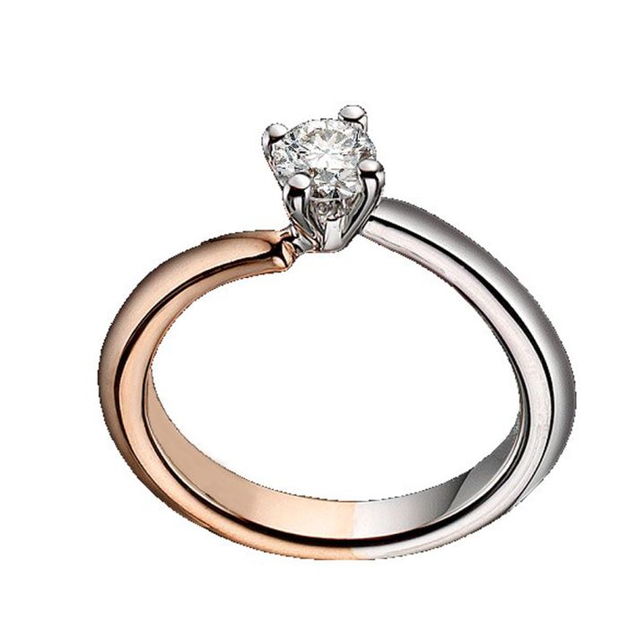 Women'S White gold engagement ring 18ct SDB0051