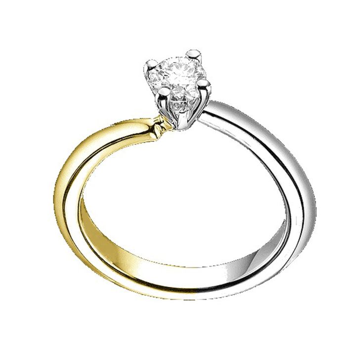 Women'S White gold engagement ring 18ct SDB0051