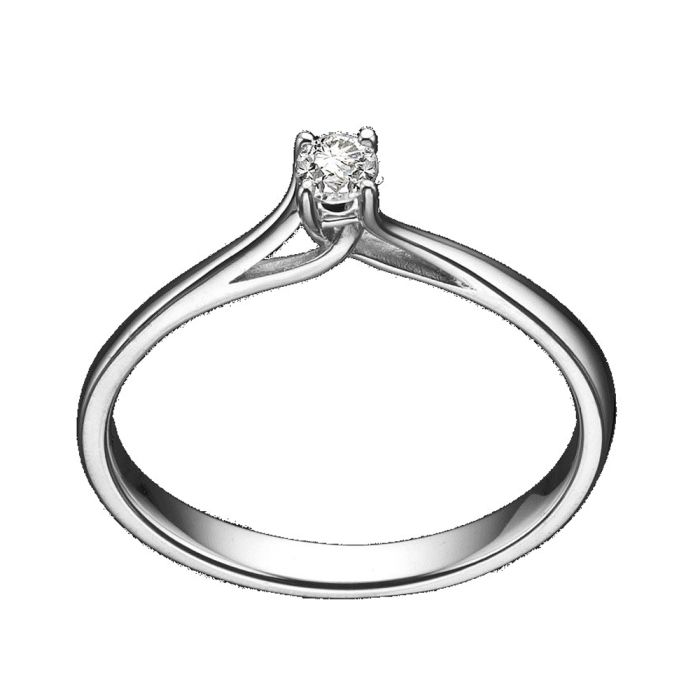 Women's White gold engagement ring 18ct SDB0052