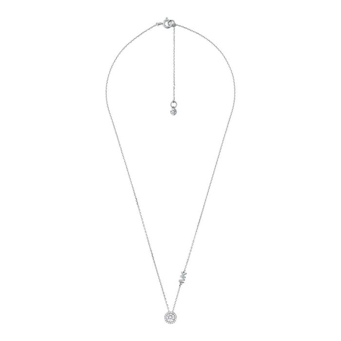 Michael Kors Premium Sterling Silver CZ Pendant women necklace MKC1208AN040