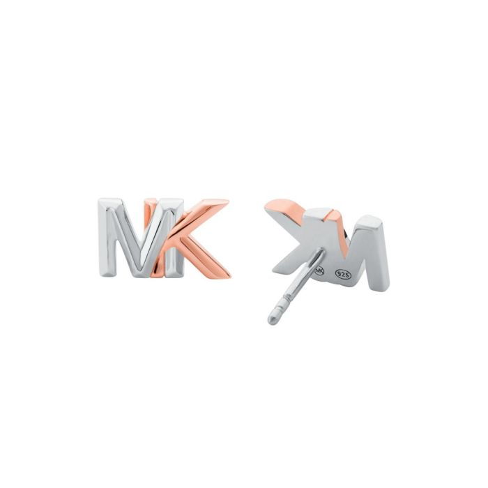 Women's Premium Two-Tone ΜΚ Logo Earrings MKC1535AN931