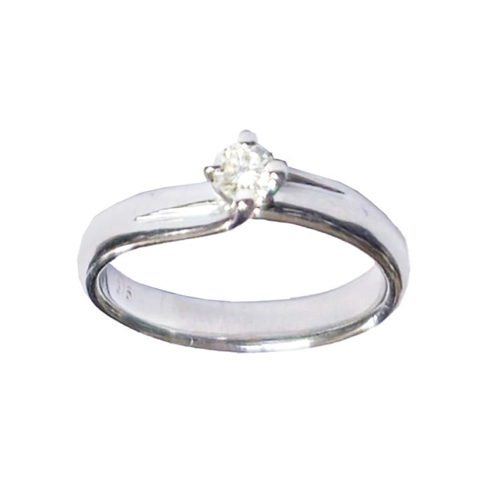 Women's white gold engagement ring 9CT HDB0016