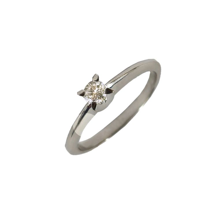 Women's white gold engagement ring 9CT HDB0017