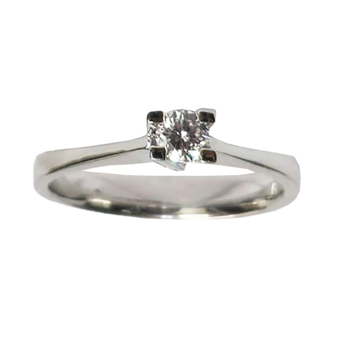 Women's white gold engagement ring 9CT HDB0018