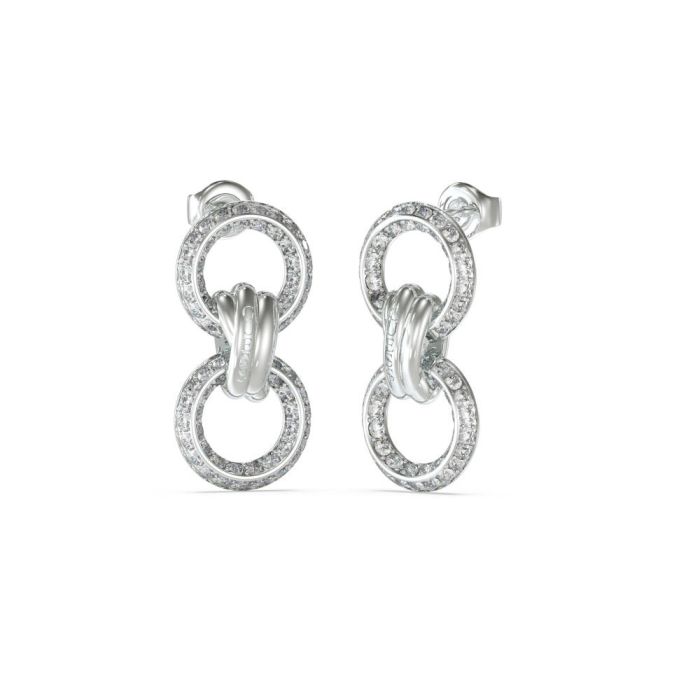 Women's stainless steel earrings Guess JUBE04061JWRHT-U