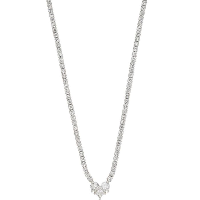 Women's Breeze necklace with zircons 413012.4