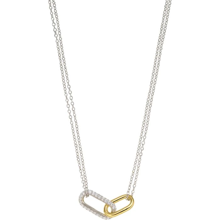 Women's Breeze necklace with hoops 413016.6