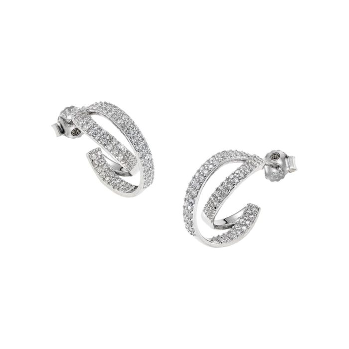 Women's earrings Breeze hoops 213023.4