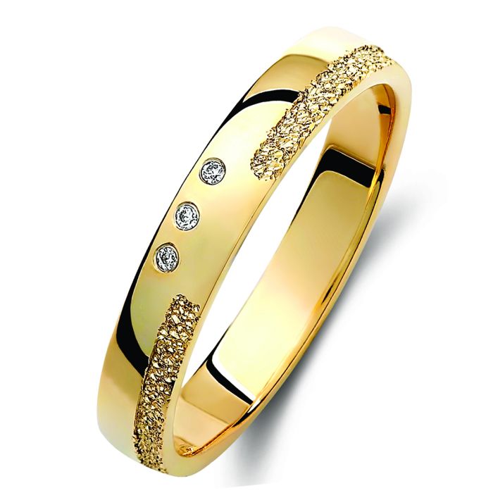 Wedding rings White-Yellow Gold 419Γ-Α