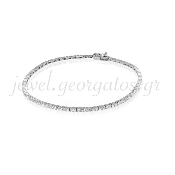 Women's white gold bracelet 14CT IVJ0068