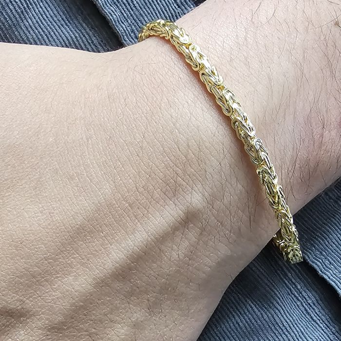 Men's bracelet yellow gold 14ct IVE0044 