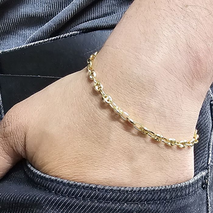 Men's bracelet yellow gold 14ct IVE0047