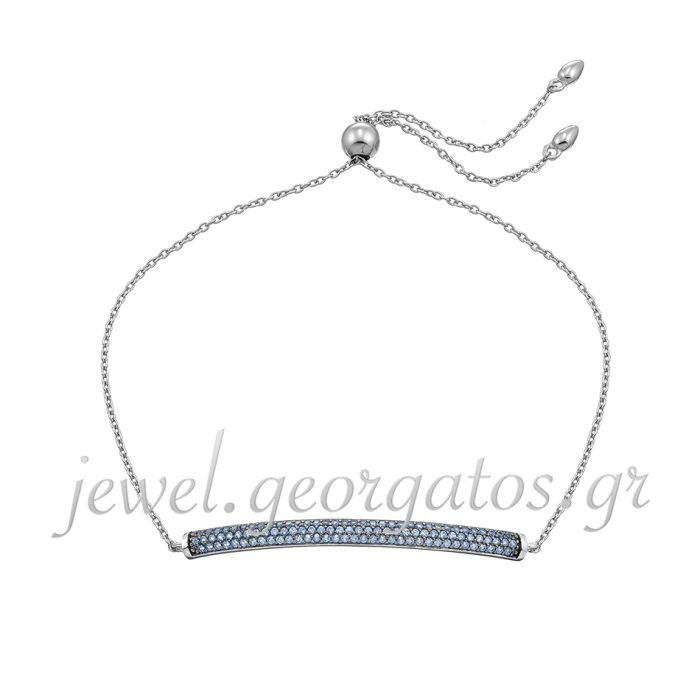 Women's Vogue silver bracelet with zircon 725232.3